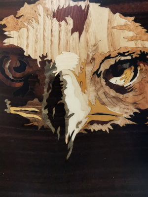 Aigle marqueterie