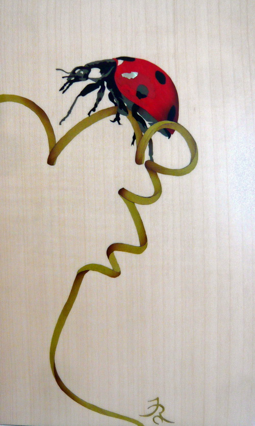 coccinelle marqueterie