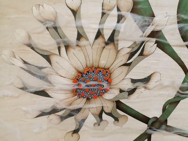 fleurs marqueterie