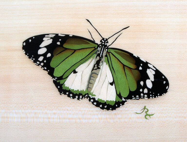papillons marqueterie